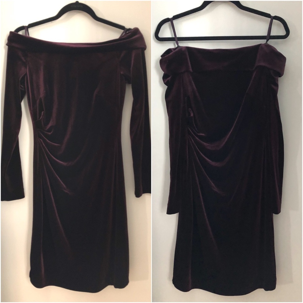 Velvet cocktail dress